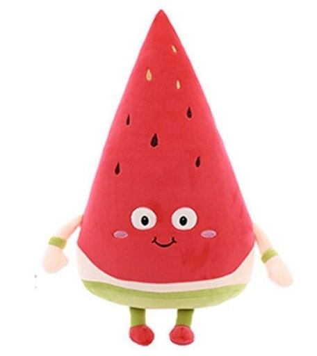 Мягкая игрушка Super01 Арбуз 50 см цвет: красный