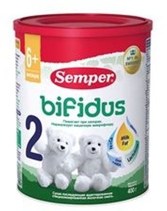 Молочная смесь Сэмпер Nutradefense Bifidus 2 6-12 месяцев, 400 г