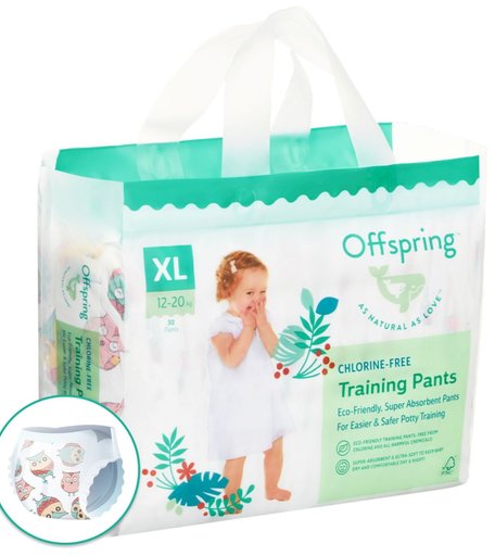 Трусики-подгузники Offspring Совы (12-20 кг) шт.