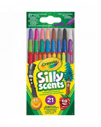 Миниатюра фотографии Crayola ароматизированные выкручивающиеся мини-восковые мелки 24 шт.
