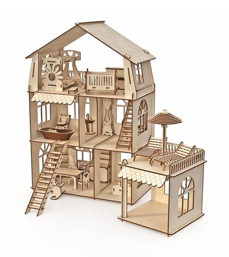 Конструктор-кукольный домик ХэппиДом \