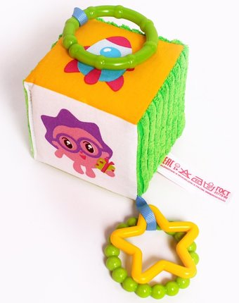 Миниатюра фотографии Игрушка кубик-подвеска "малышарики"