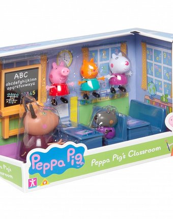 Миниатюра фотографии Свинка пеппа (peppa pig) игровой набор пеппа на уроке