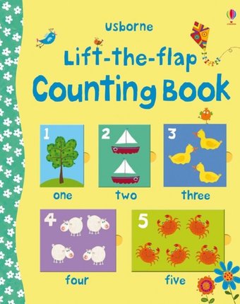Миниатюра фотографии Usborne lift-the-flap counting book