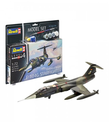 Revell Набор со сборной моделью самолета F-104G Starfighter 1:72