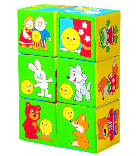 Кубики Мякиши Сказки в картинках
