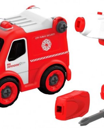 Shantou Bhs Toys Набор пластмассовых деталей Карета скорой помощи с пультом ДУ