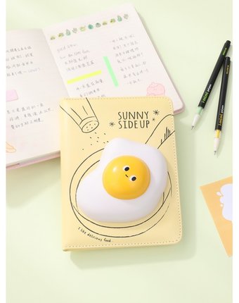 Миниатюра фотографии Mihi mihi блокнот со сквишем яичница sunny side up а5