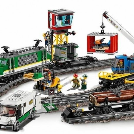 Конструктор Lego City 60198 Лего Город Товарный поезд