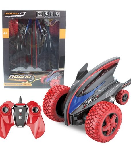 1 Toy Драйв Трюковая машина-перевертыш радиоуправляемая