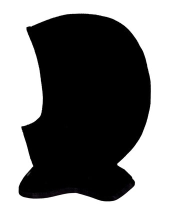 Миниатюра фотографии Черная шапка-шлем gulliver