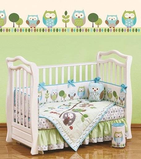 Комплект в кроватку Giovanni Shapito Summer Owls (7 предметов)