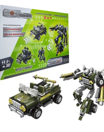 Миниатюра фотографии 1 toy blockformers transbot конструктор крузер-комбат