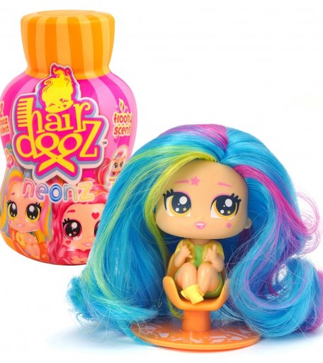 Hairdooz Игровой набор Куколка Неон в парикмахерской с аксессуарами