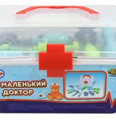 ABtoys Набор Маленький доктор в чемоданчике (13 предметов)