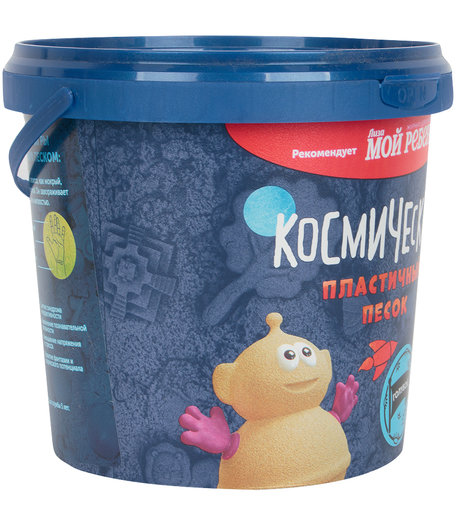 Кинетический песок Космический песок цвет: голубой 1 кг