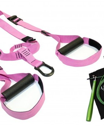 Original FitTools Набор Петли для функционального тренинга Pink Unicorn со скакалкой FT-NYG-002