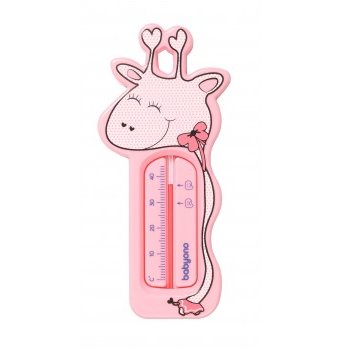 Миниатюра фотографии Термометр для воды babyono romantic giraffe, цвет: розовый