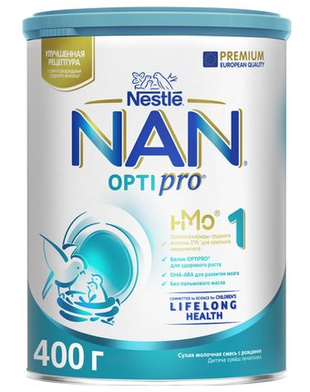 Молочная смесь Нан Optipro® 1 0-6 месяцев, 400 г