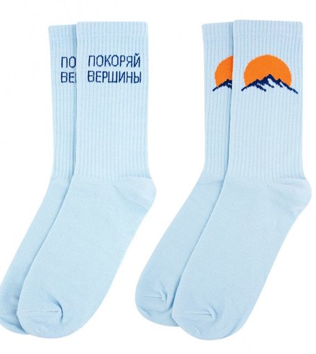 Kawaii Factory Носки в тубусе Покоряй вершины 2 пары