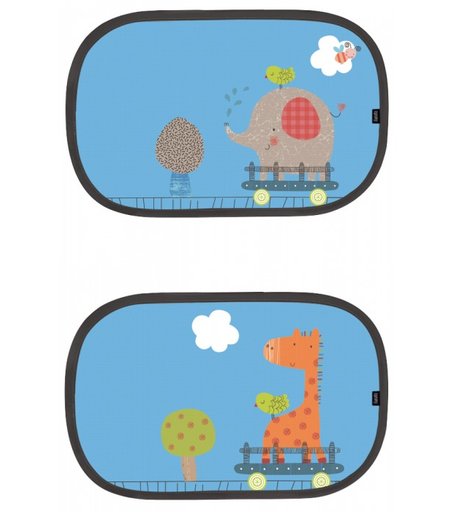 Nuovita Солнцезащитные шторки Tenda Giraffe Elephant 2 шт.