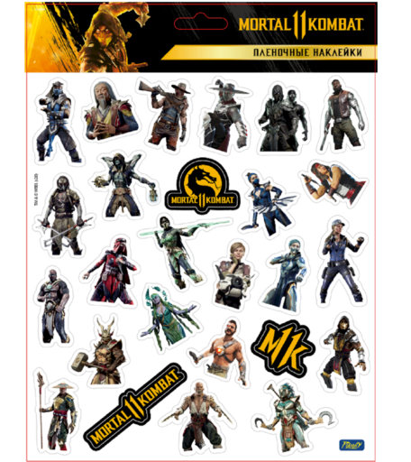 Наклейки Priority Мортал Комбат