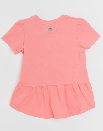 Миниатюра фотографии Розовая футболка с глиттером button blue