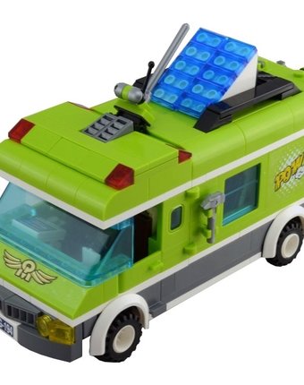 Конструктор Enlighten Brick Зелёный фургон 1120 (380 элементов)
