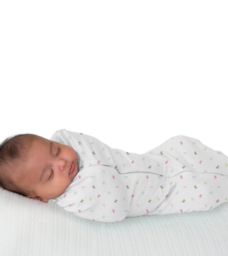 Конверт на молнии Summer Infant Swaddlepod, S, Baby Girl Bows