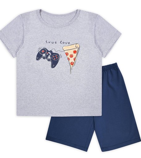 Пижама шорты/футболка с коротким рукавом Веселый малыш True