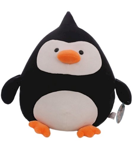 Мягкая игрушка Super01 Пингвин 40 см цвет: черный