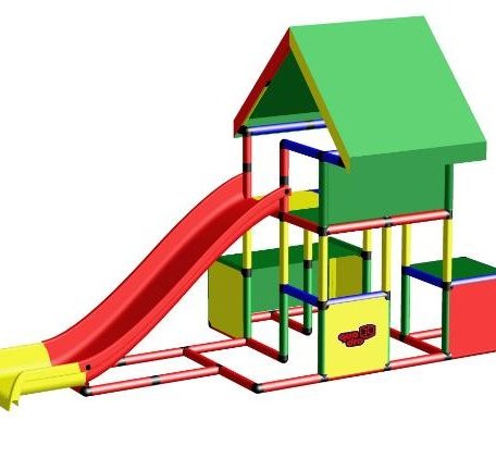 Quadro Конструктор крупногабаритный Universal с модульной горкой