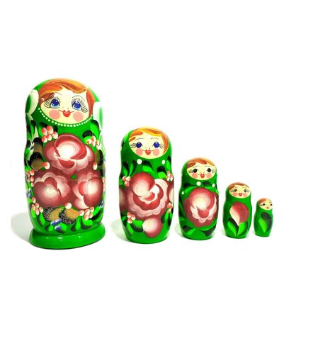 Матрешка Taowa Матрена в зеленом