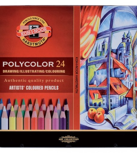 Koh-i-Noor Набор карандашей цветных Polycolor 24 цвета