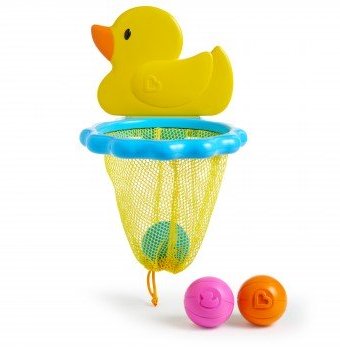 Миниатюра фотографии Игрушка для ванны munchkin "баскетбол утка", желтый