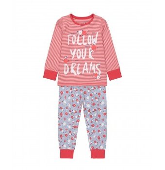 Пижама "Следуй своим снам", розовый, голубой