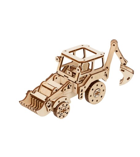 Пазл 3D Rezark экскаватор