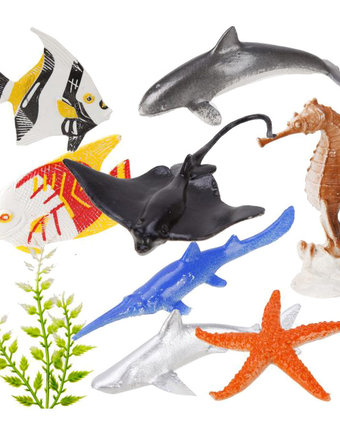 Миниатюра фотографии Набор фигурок наша игрушка морской мир