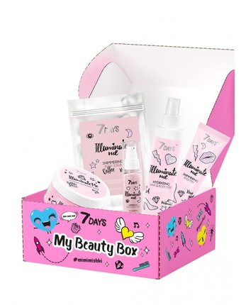 7Days Подарочный набор средств по уходу за кожей лица и тела my beauty box №202