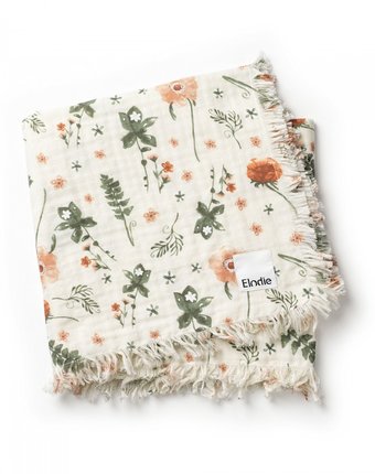 Миниатюра фотографии Плед elodie одеяло meadow blossom 75х100 см