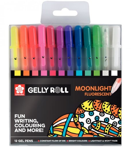 Sakura Набор гелевых ручек Gelly Roll Moonlight 12 шт.