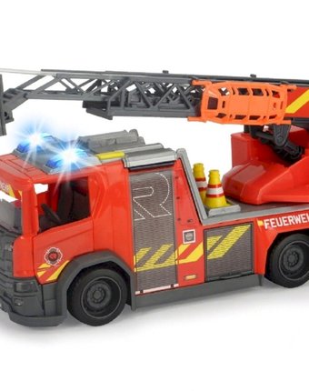 Миниатюра фотографии Пожарная машина dickie toys scania 35 см