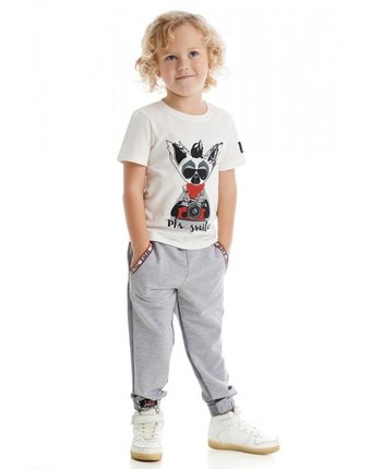 Миниатюра фотографии Lucky child брюки для мальчика лемур в париже 43-14пф