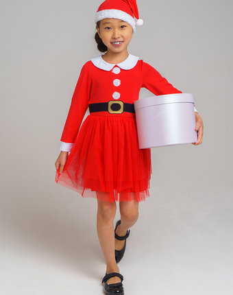 Миниатюра фотографии Карнавальный костюм  для девочки: платье, шапочка