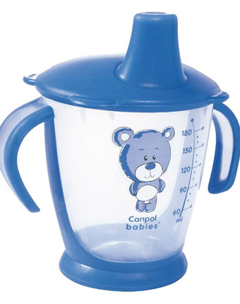 Чашка Canpol Медвежонок, с 9 месяцев, 180 мл