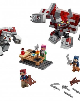 Миниатюра фотографии Конструктор lego minecraft битва за красную пыль