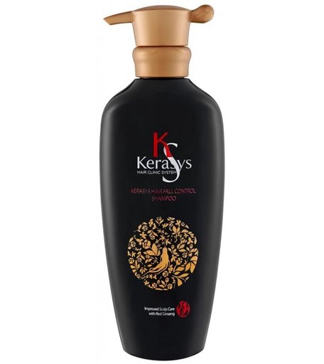 KeraSys Шампунь для волос с экстрактом красного женьшеня от выпадения волос 400 мл