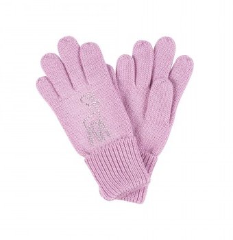 Перчатки со стразами Kerry Jema, розовый