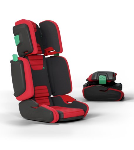 Автокресло Hifold Fit-and-Fold, Red, красный