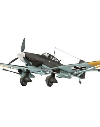 Миниатюра фотографии Сборная модель revell военный самолет junkers ju 87 g-2 tank buster